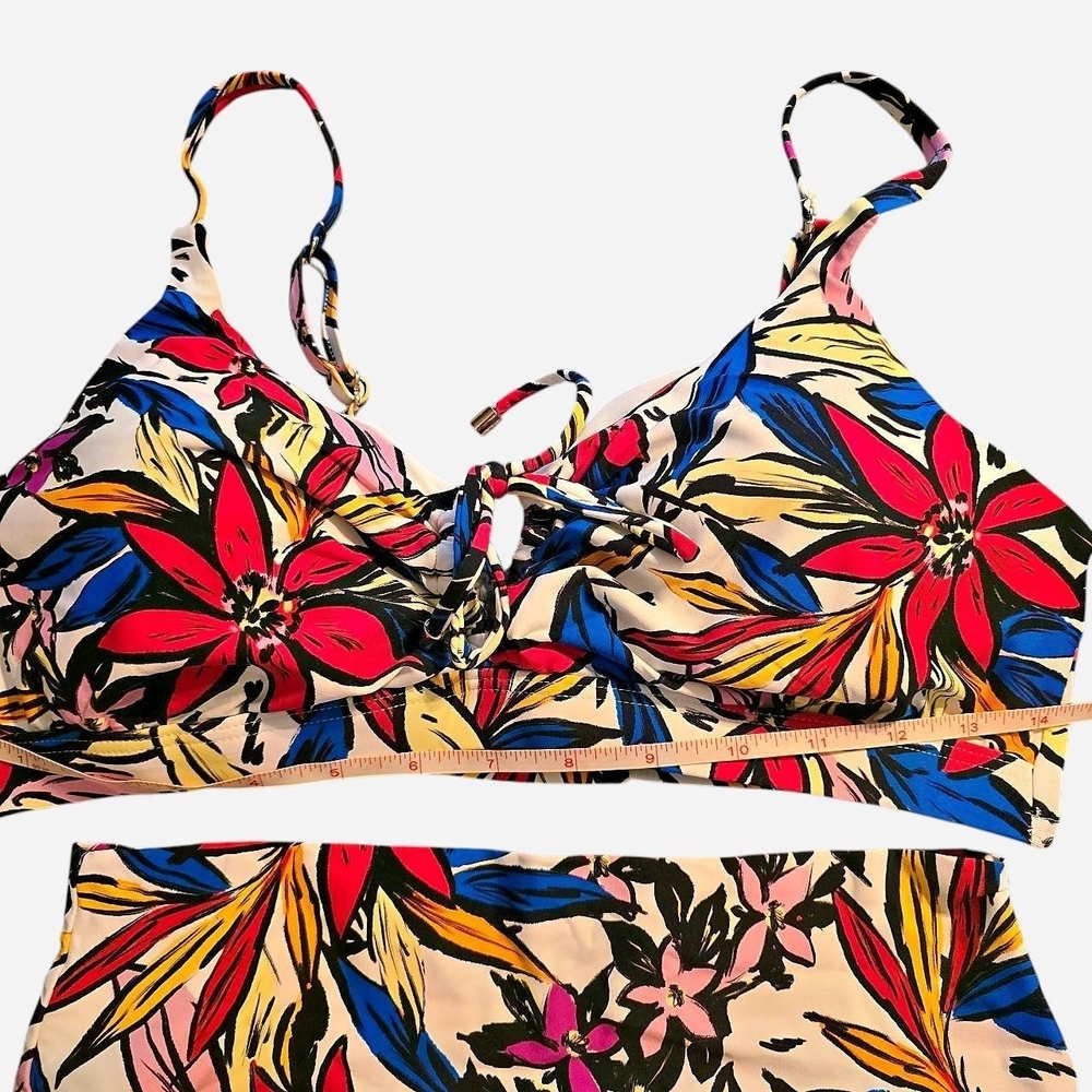 Floral Print Bikini Set - Multicolor - Picture 3 of 6